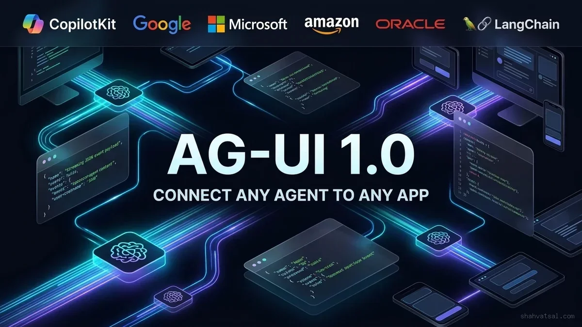 AG-UI 1.0: The Open Event Protocol That Connects Any AI Agent to Any Application Interface