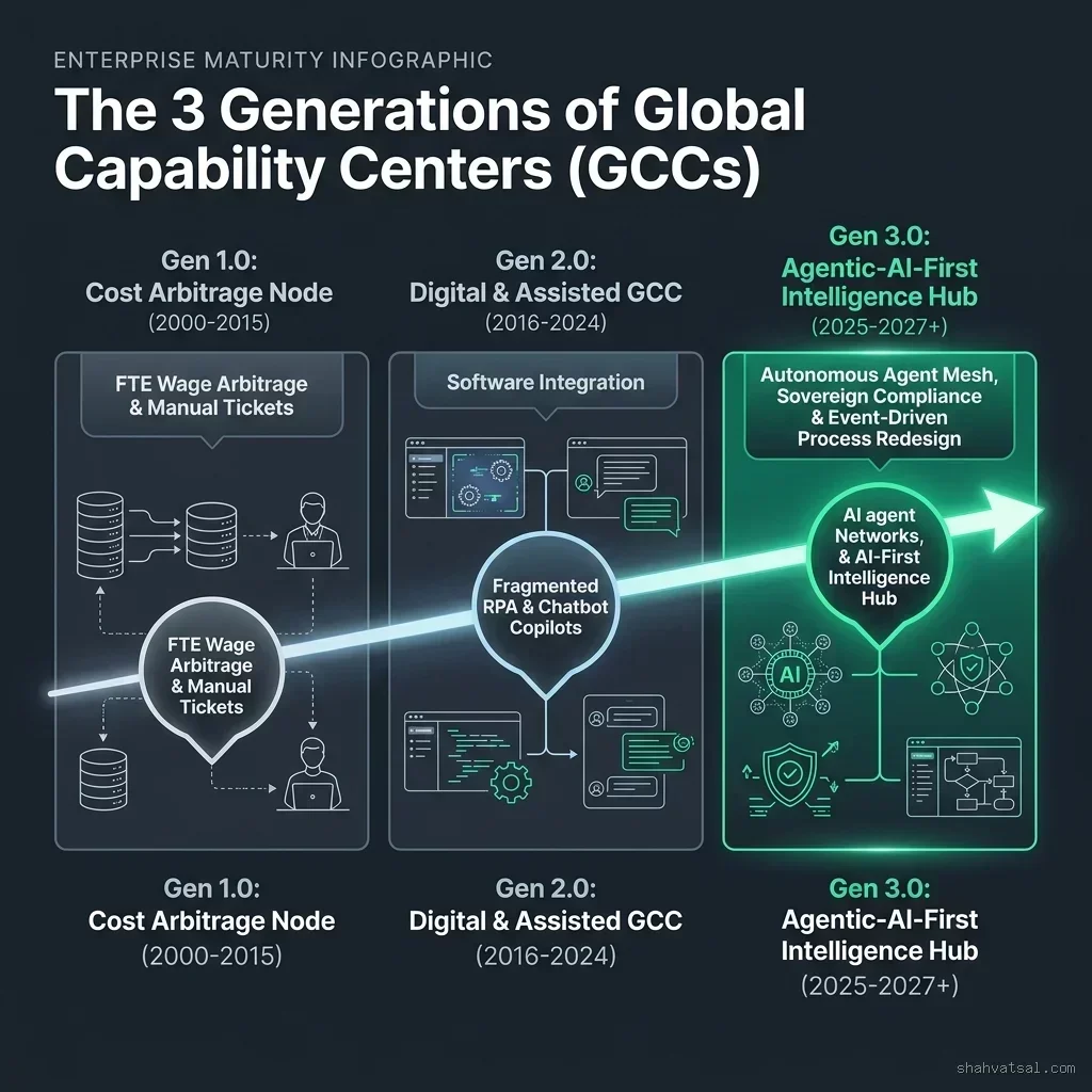 The 3 Generations of Global Capability Centers (GCCs)