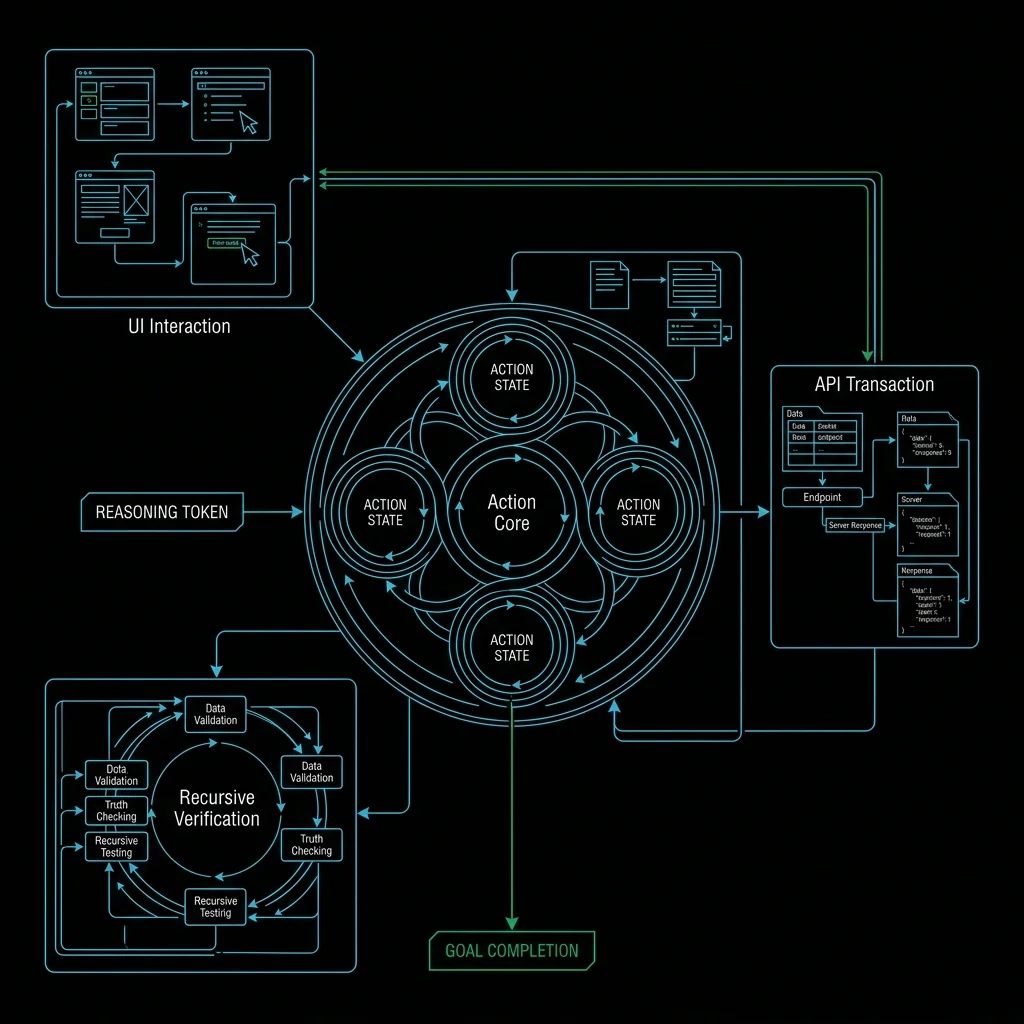 Architecture: The LAM Execution & Verification Loop