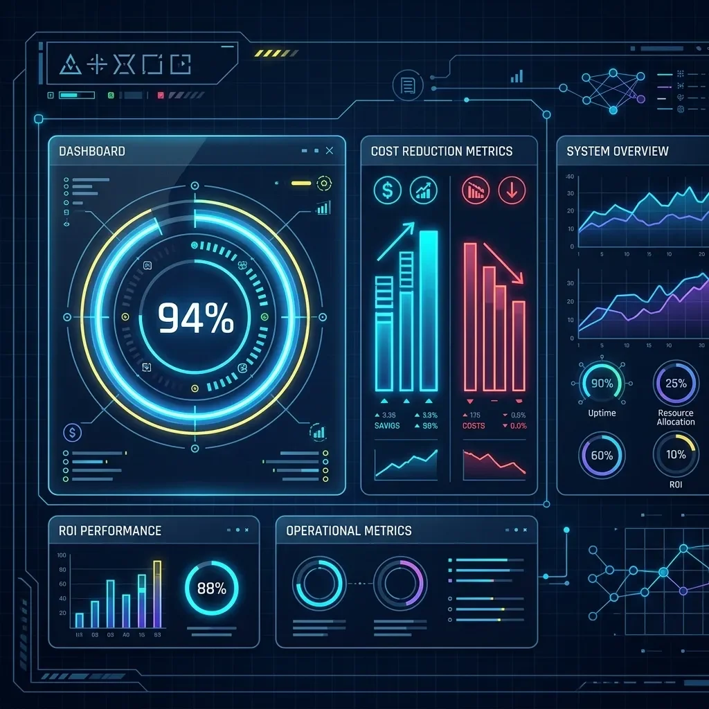 Strategic visual evidence managed by logic. Sovereign Intelligence: Dashboard Autonomous Roi.Webp