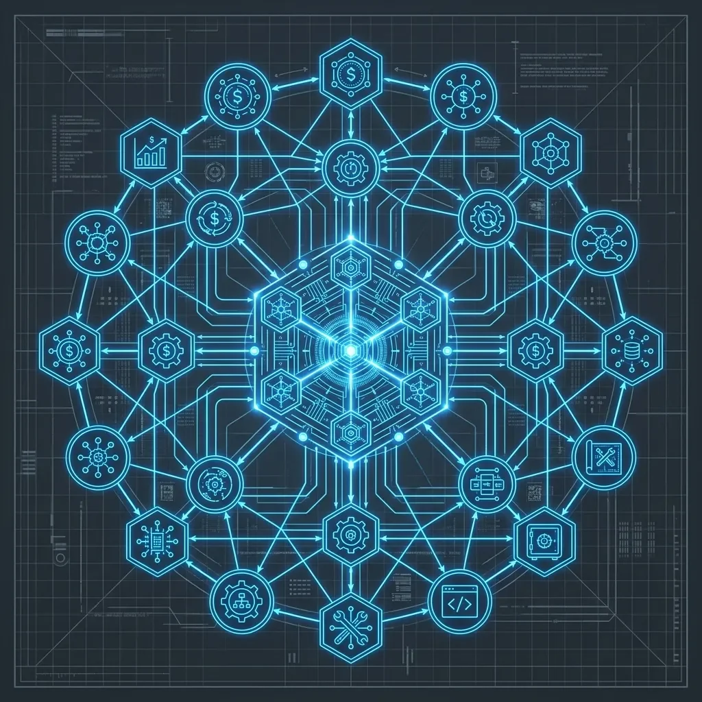 Strategic visual evidence managed by logic. Sovereign Intelligence: Diagram Multi Agent Mesh.Webp