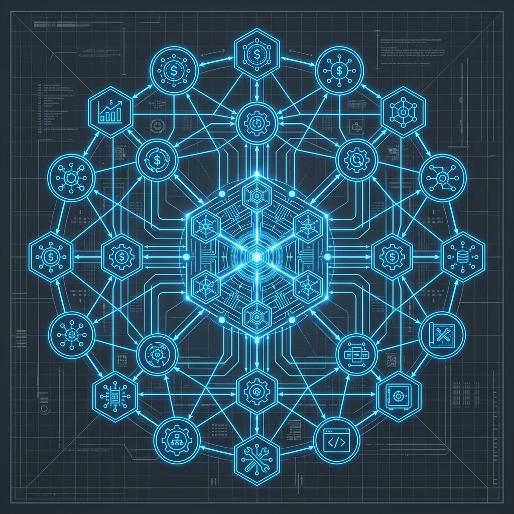 Strategic visual evidence managed by logic. Sovereign Intelligence: Diagram Multi Agent Mesh