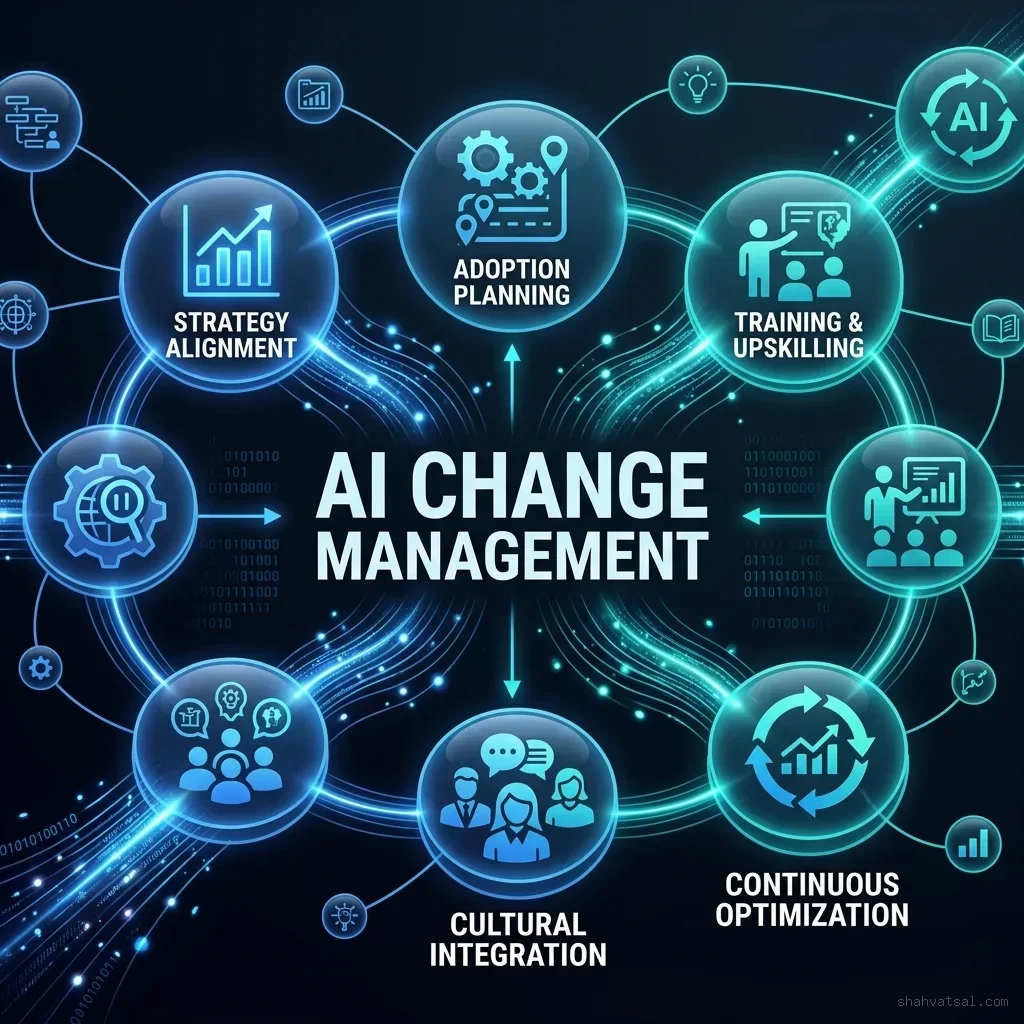 Sovereign Change Management: Aligning human behavior with probabilistic agentic workflows AI Change Management Banner
