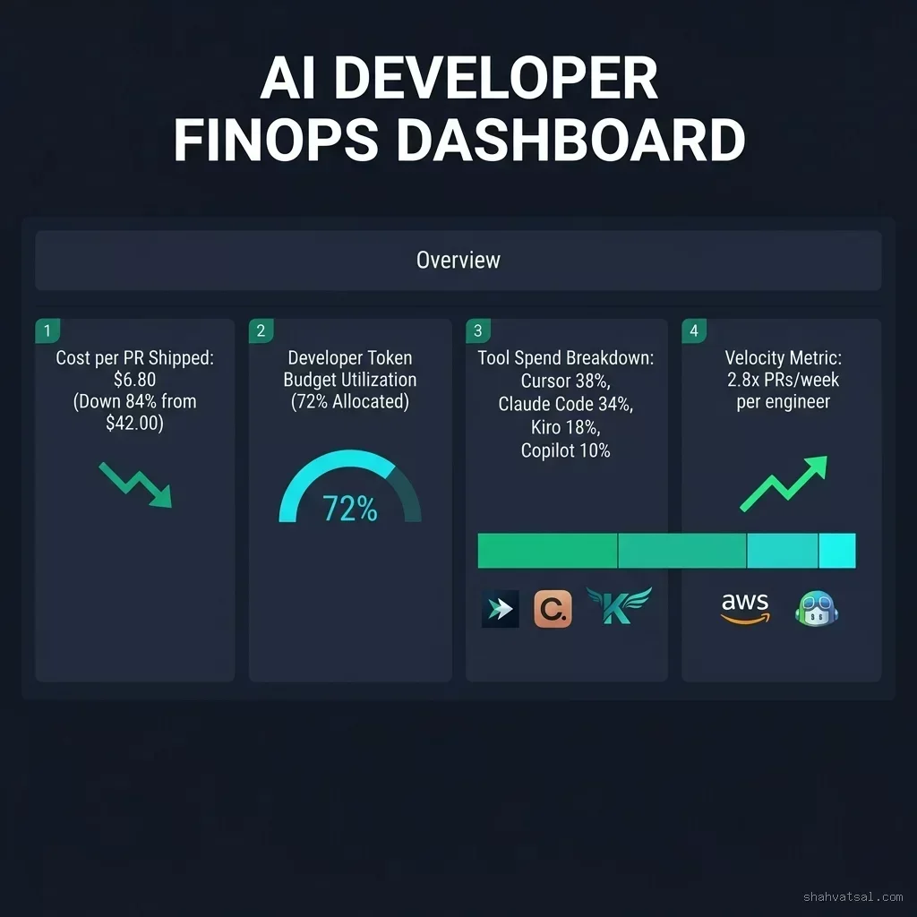 Enterprise AI Developer FinOps Analytics Dashboard