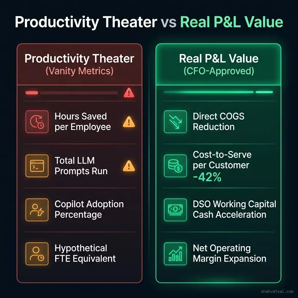 Productivity Theater vs Real P&L Value