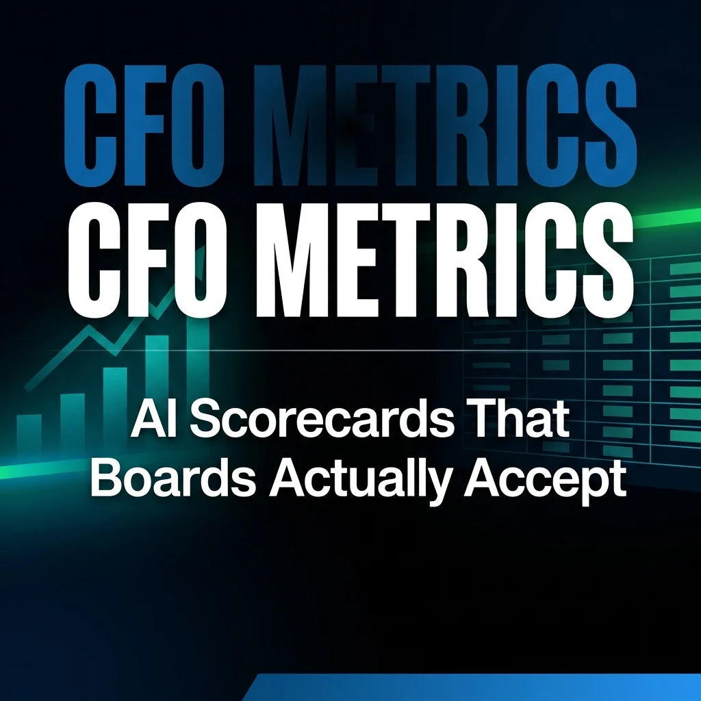 Board-Grade AI Scorecards: Metrics CFOs Actually Accept for Agent Programs