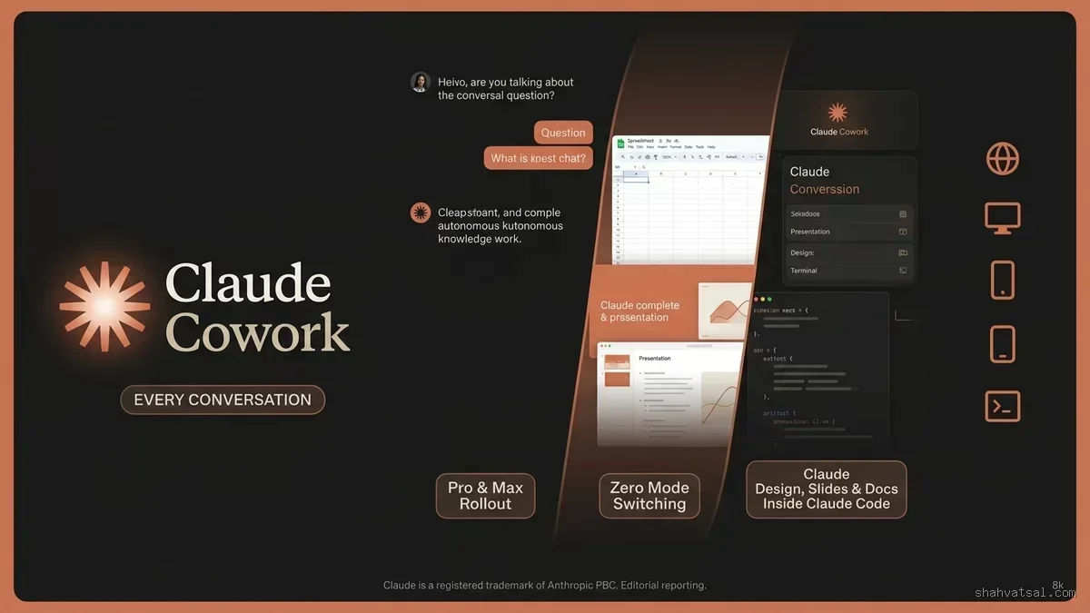 Claude Cowork in Every Conversation: Unifying Quick Prompts, Deep Knowledge Work, and Artifacts Across One Thread