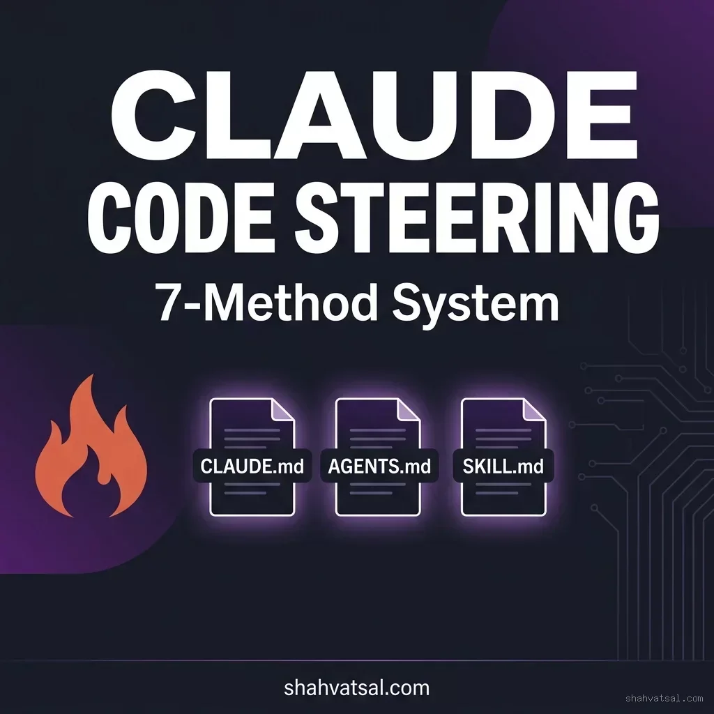 Mastering CLAUDE.md, AGENTS.md, and SKILL.md: Anthropic's 7-Method Steering System for Claude Code