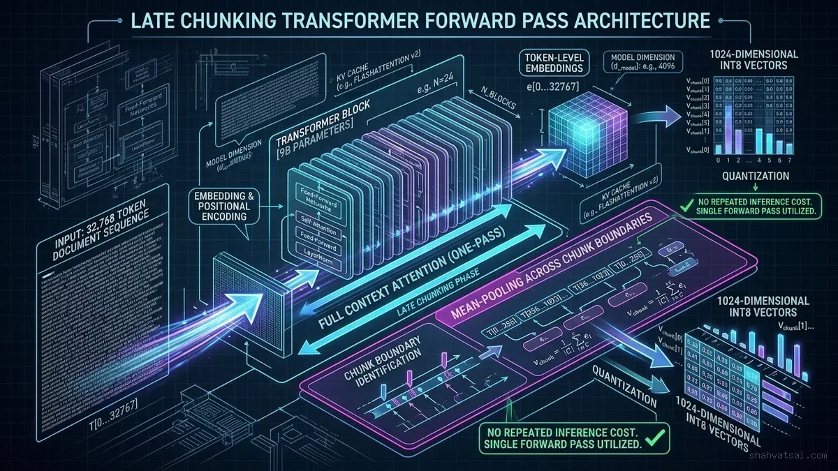 Late Chunking Full Context Transformer Flow