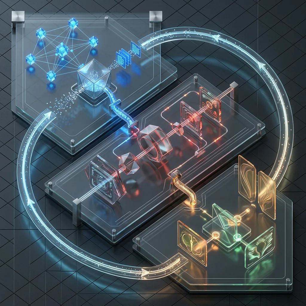 Engineering Management v2.0 --" 2D Logic flow for the closed-loop lifecycle of AI-generated code from Draft to Human-Verified