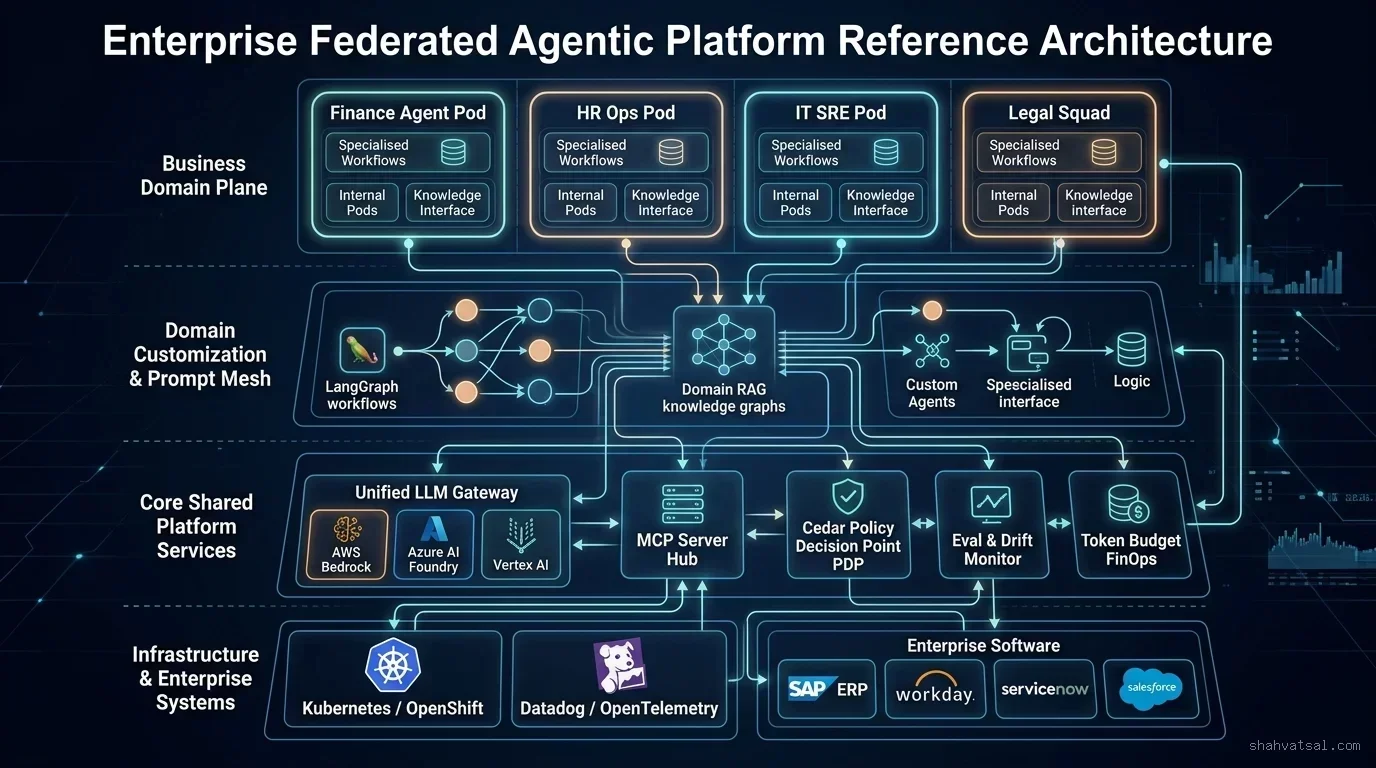 Enterprise Federated Agentic Platform Reference Architecture