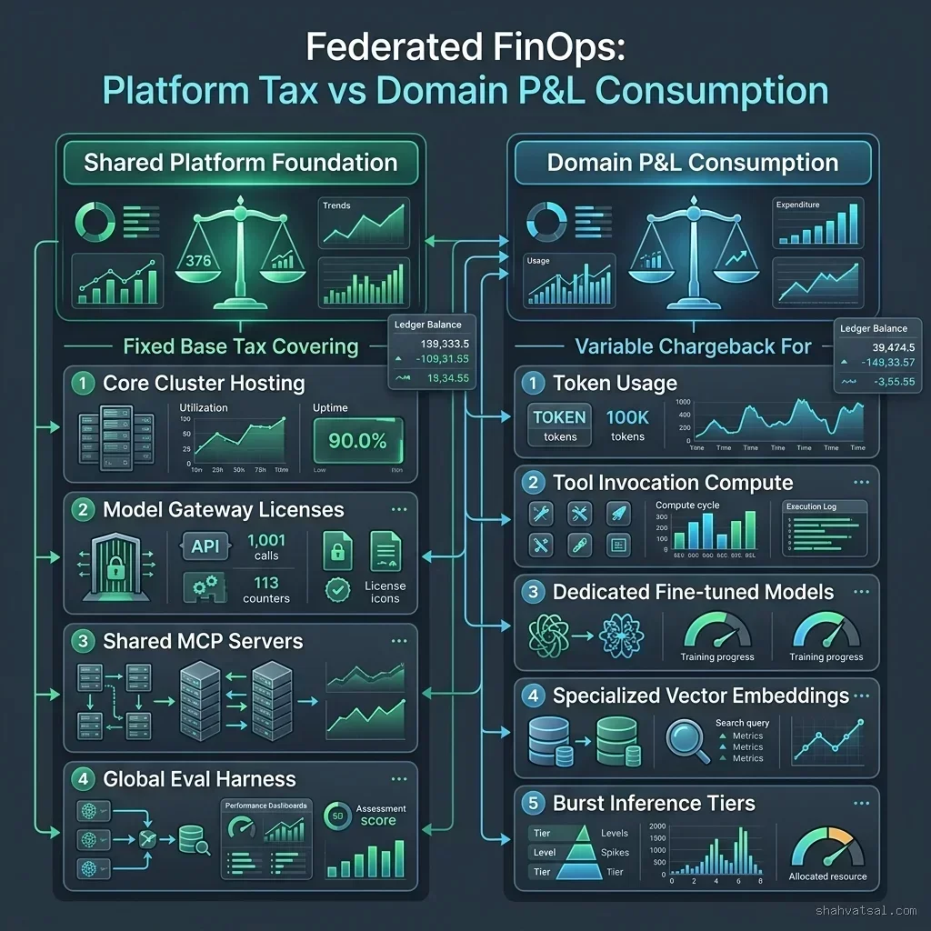 Federated FinOps: Platform Tax vs Domain P&L Consumption