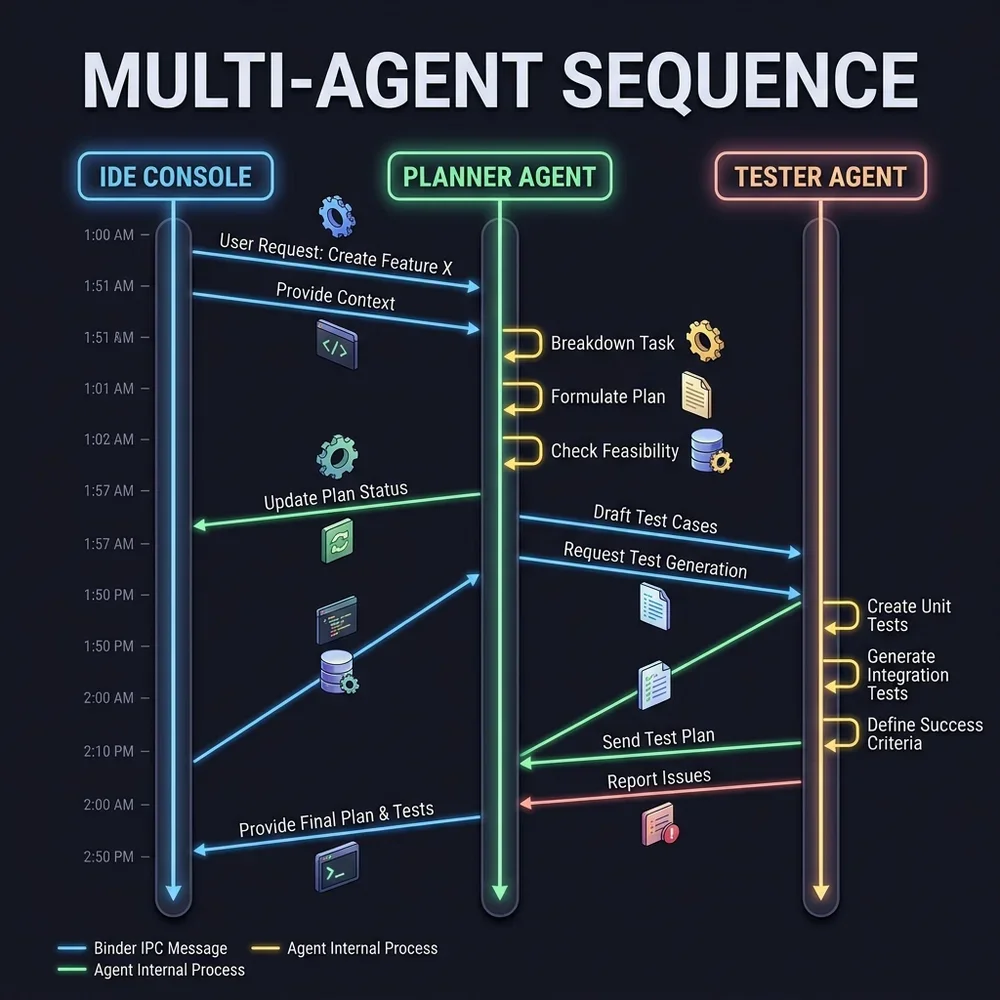 Multi-Agent Collaboration Sequence Diagram — Google Developers Blog — 2026