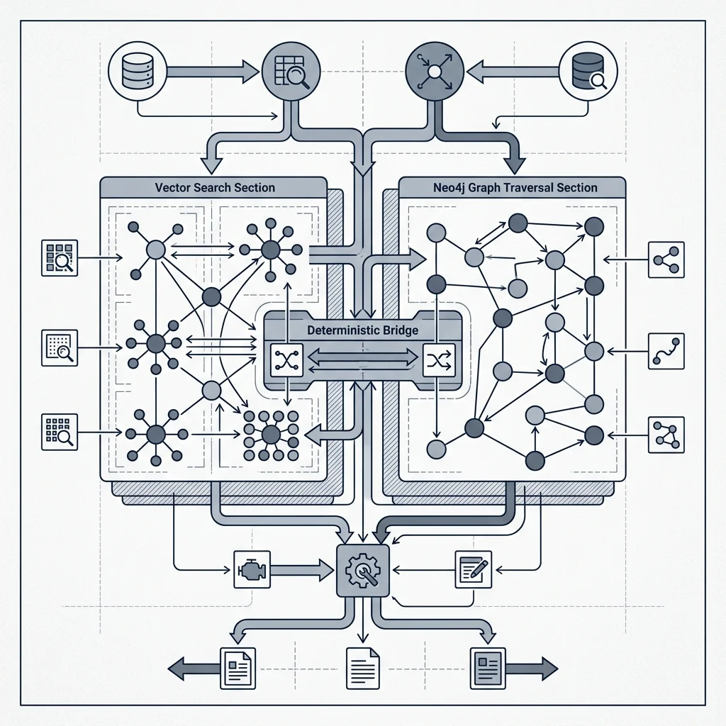 Engineering Blueprint: The Hybrid Sovereign RAG Stack (Vector Entry-Points + Graph Traversal Bridge)
