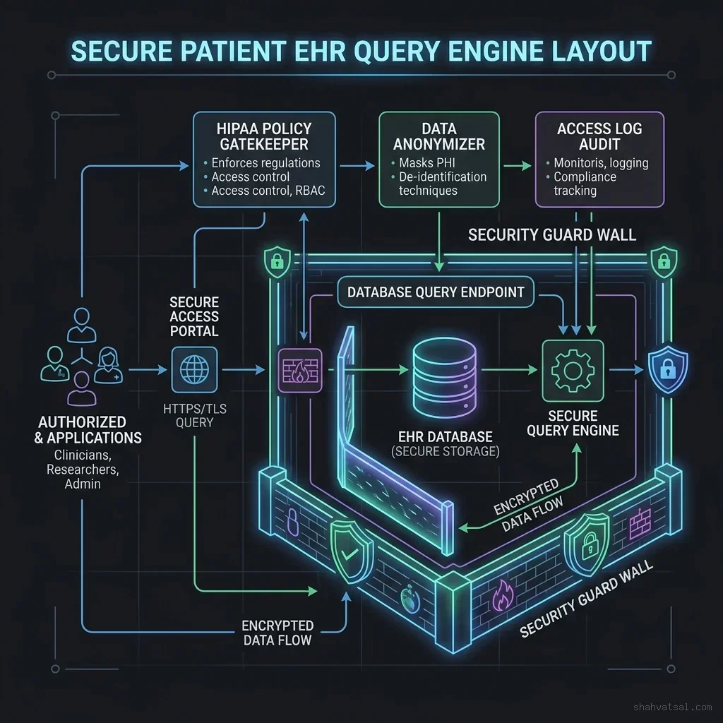 Patient EHR Secure Query Gateway Architecture