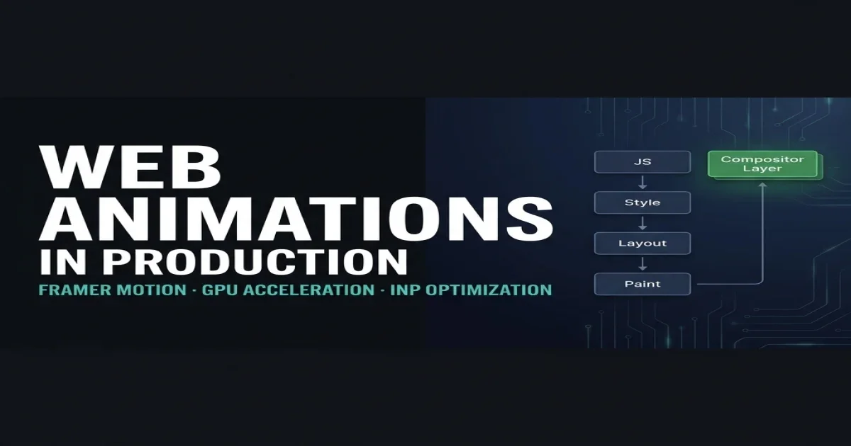 High-Performance Web Animations: Mastering Framer Motion and GPU-Accelerated Layouts