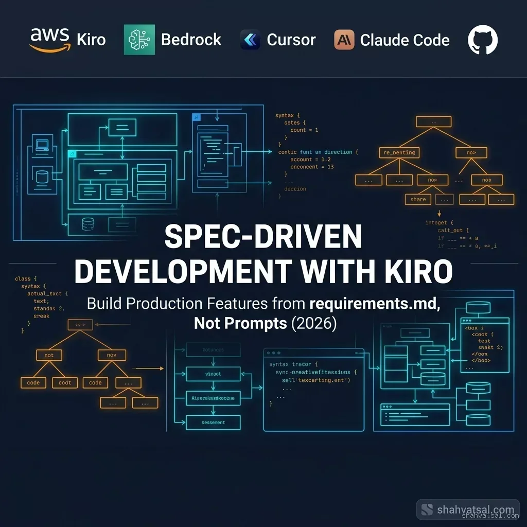 Spec-Driven Development with Kiro: Build Production Features from requirements.md, Not Prompts