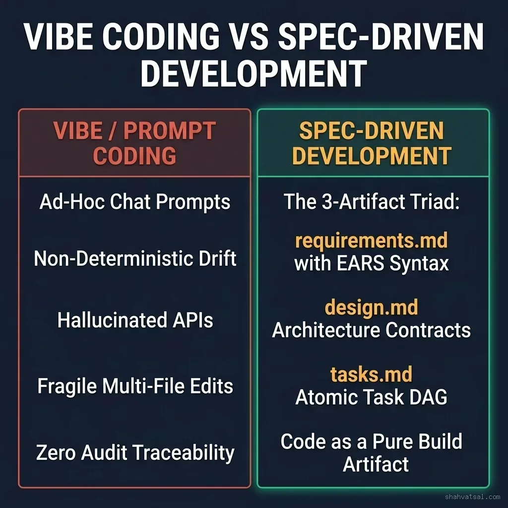 Vibe Coding vs Spec-Driven Development