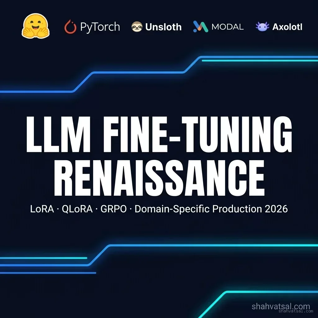LLM Fine-Tuning Renaissance 2026: LoRA, QLoRA, and GRPO for Domain-Specific Production Agents