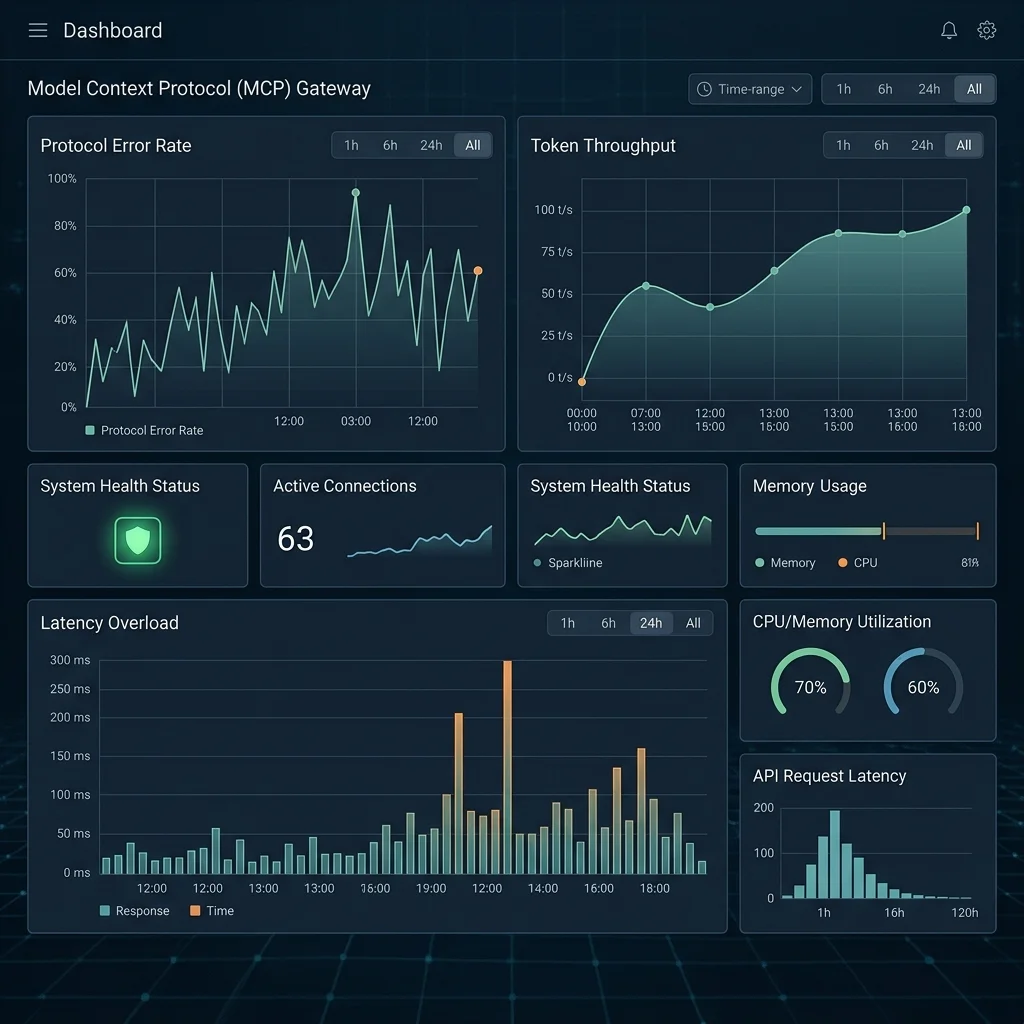 Industrial Dashboard: MCP Gateway Monitoring & Telemetry