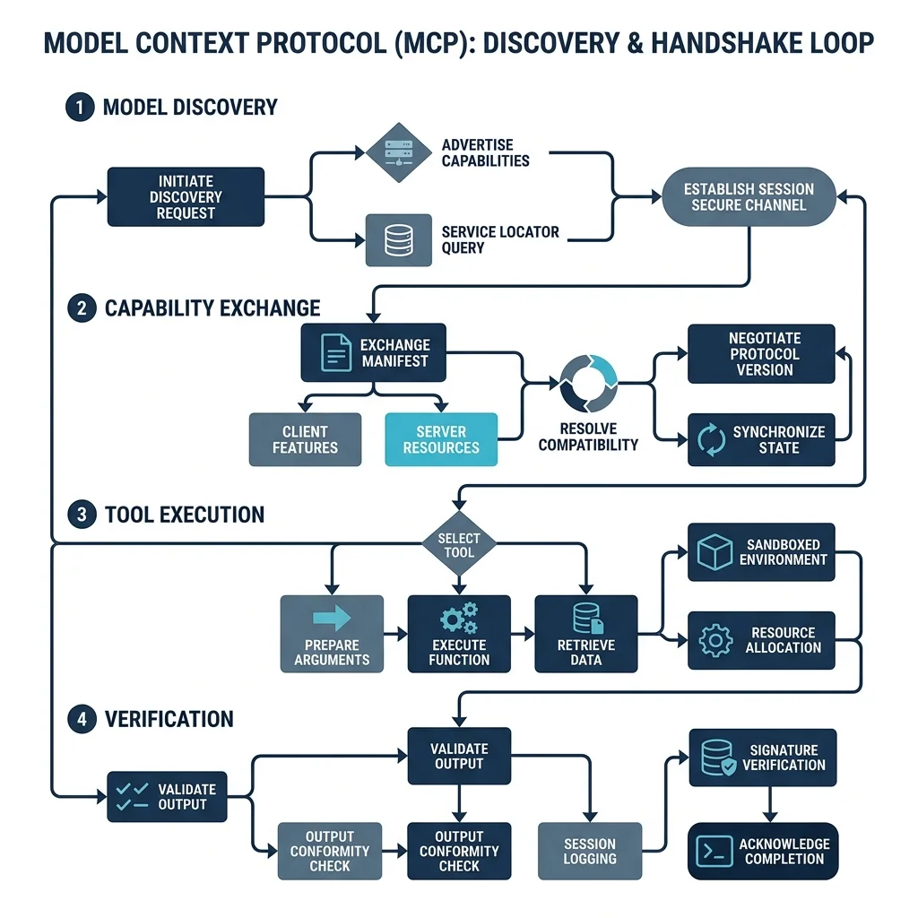Technical Blueprint: The MCP Discovery & Verification Handshake Loop