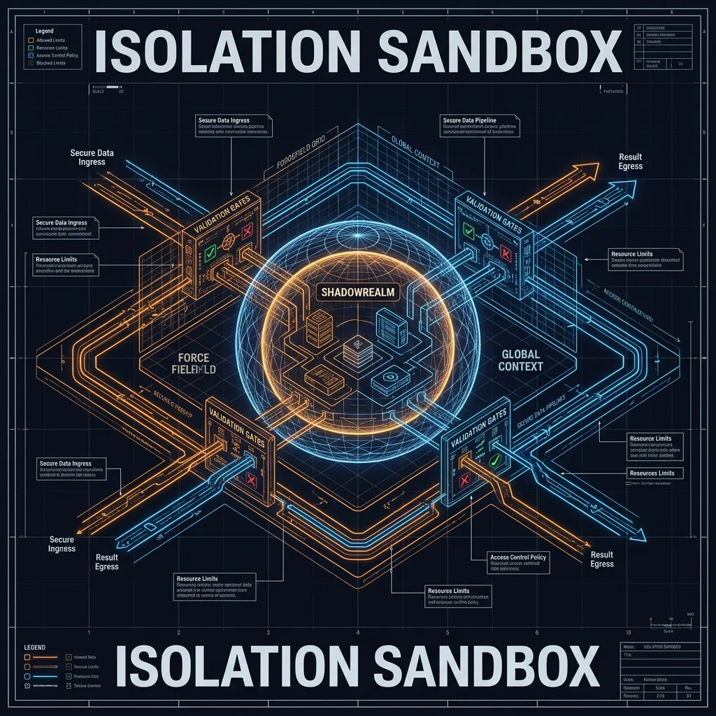 ShadowRealm Isolation Boundary Schematic