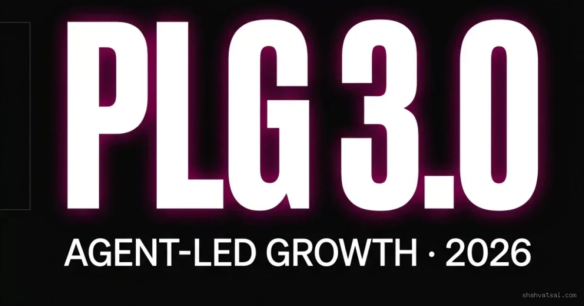 PLG 3.0: Agent-Led Growth and the Death of the Freemium Ceiling