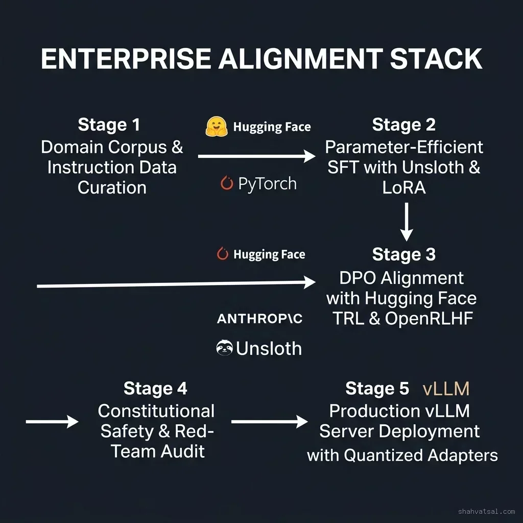 Enterprise Model Alignment Stack Diagram