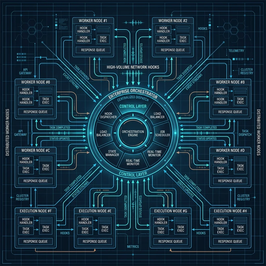 Python AI Orchestration 2026 --" 2D Process map showing Python Control Plane routing to CUDA Compute Plane