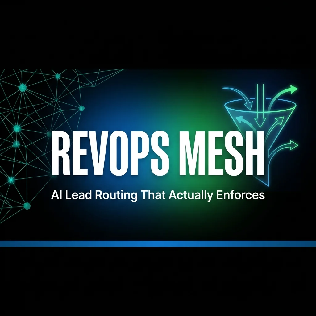 RevOps Orchestration: Why 82% Want AI Lead Routing But Only 26% Can Enforce It