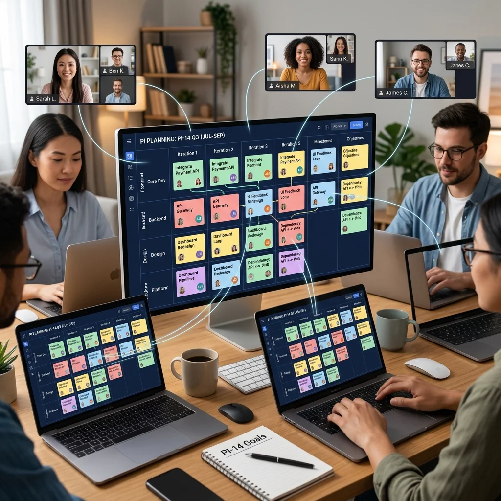 Virtual PI Planning and Remote Collaboration in SAFe 6.0