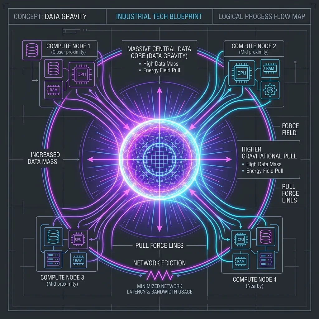 Strategic visual evidence managed by logic. Sovereign Intelligence: Blueprint Data Gravity.Webp