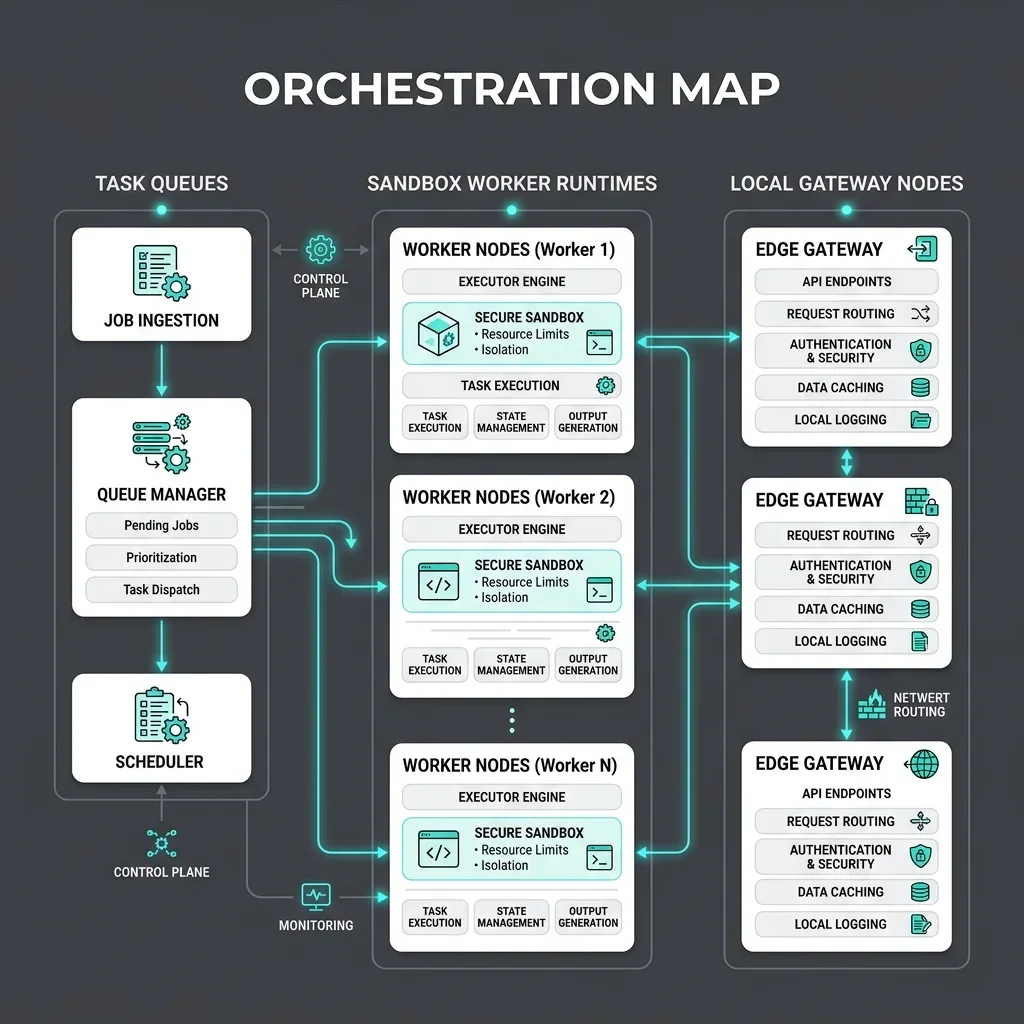 The structural components of the Solo-Empire Orchestration Map