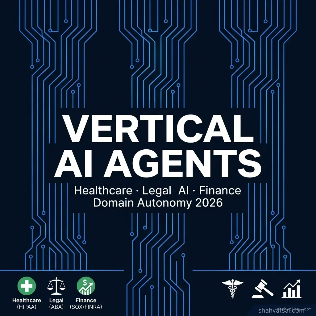 Vertical AI Agents: Domain-Specific Architecture for Healthcare, Legal, and Finance Autonomy in 2026