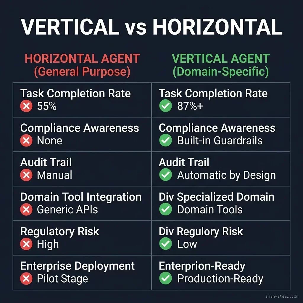 Vertical vs Horizontal Agent Comparison Matrix