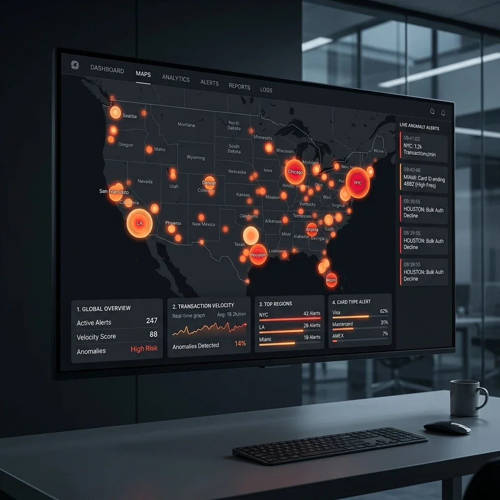 Geographic Anomaly Heatmap Screenshot