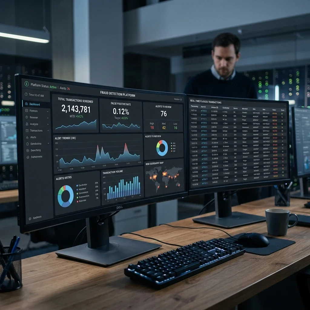 Fraud Analyst Workspace Screenshot