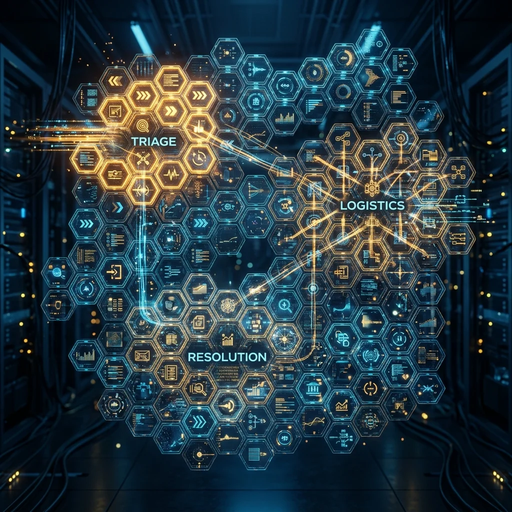 From Chatbots to Swarms: Achieving 85% Deflection with Autonomous Agentic Support