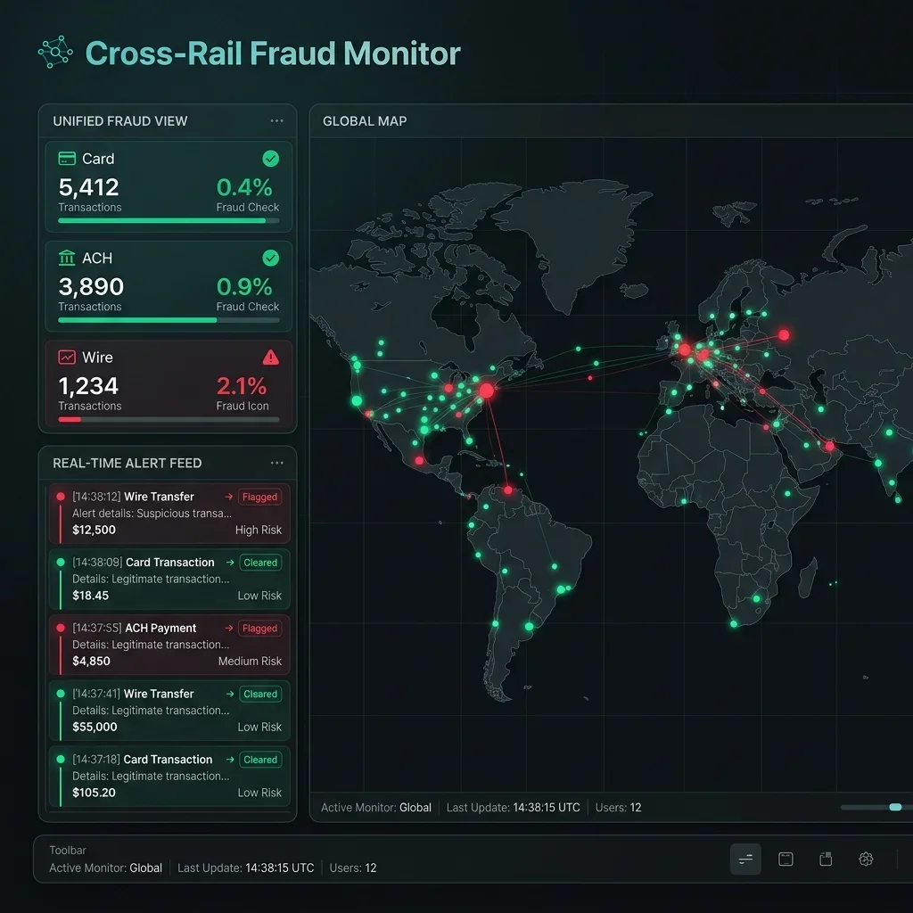 Cross-Rail transactions monitoring console. Cross-Rail Monitor