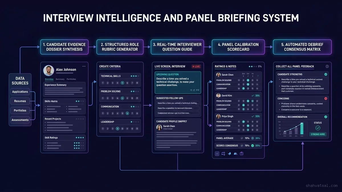 Interview Intelligence and Panel Briefing System