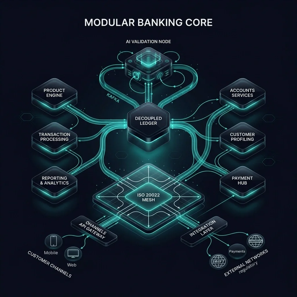 The Legacy Monolith vs. Modular Core Architecture