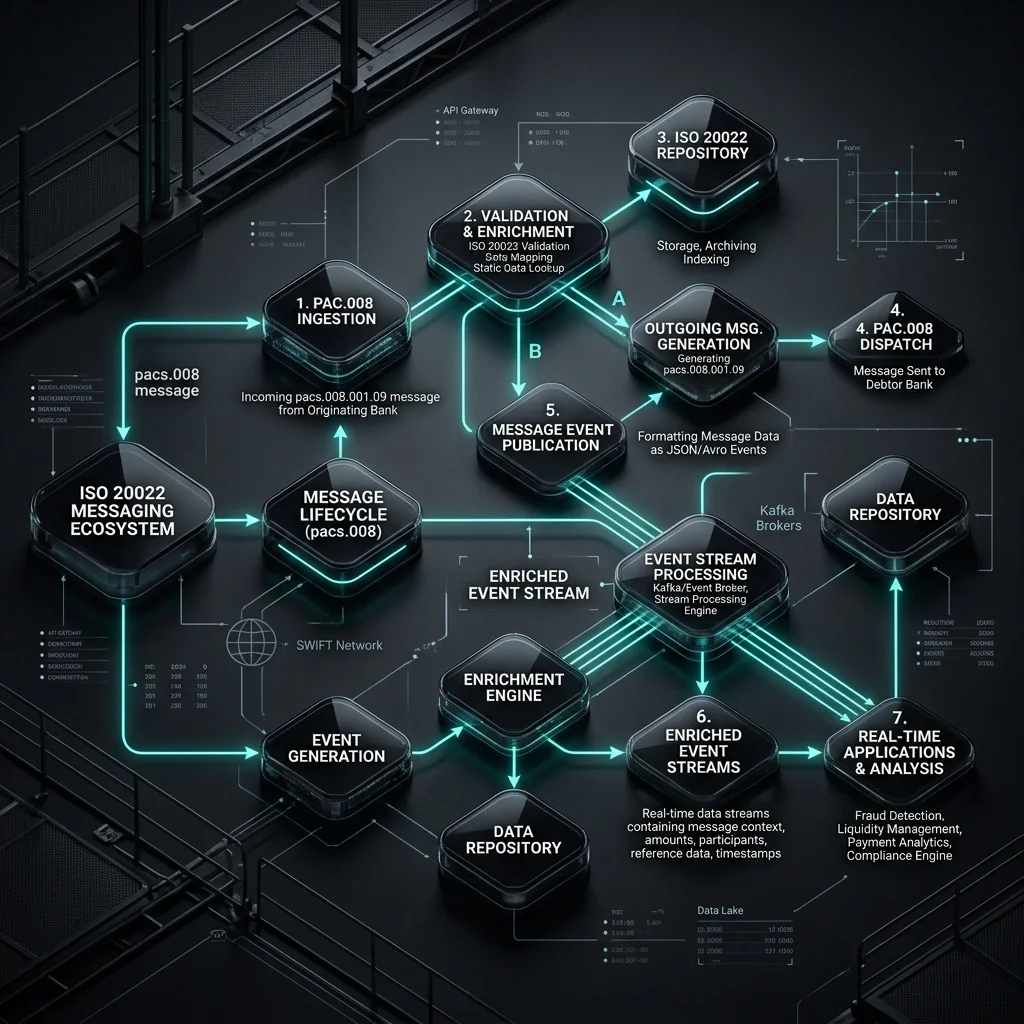 ISO 20022 Data Flow Diagram