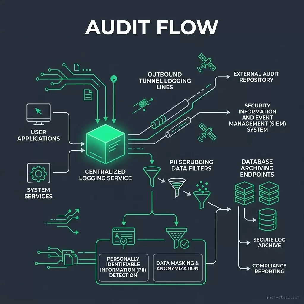 Observability and Audit Trail Flow