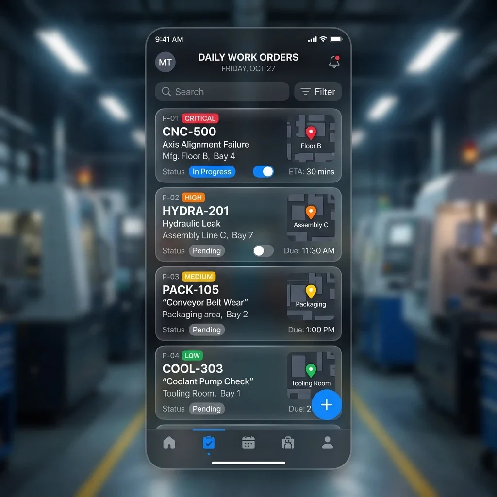 Maintenance Schedule Mobile