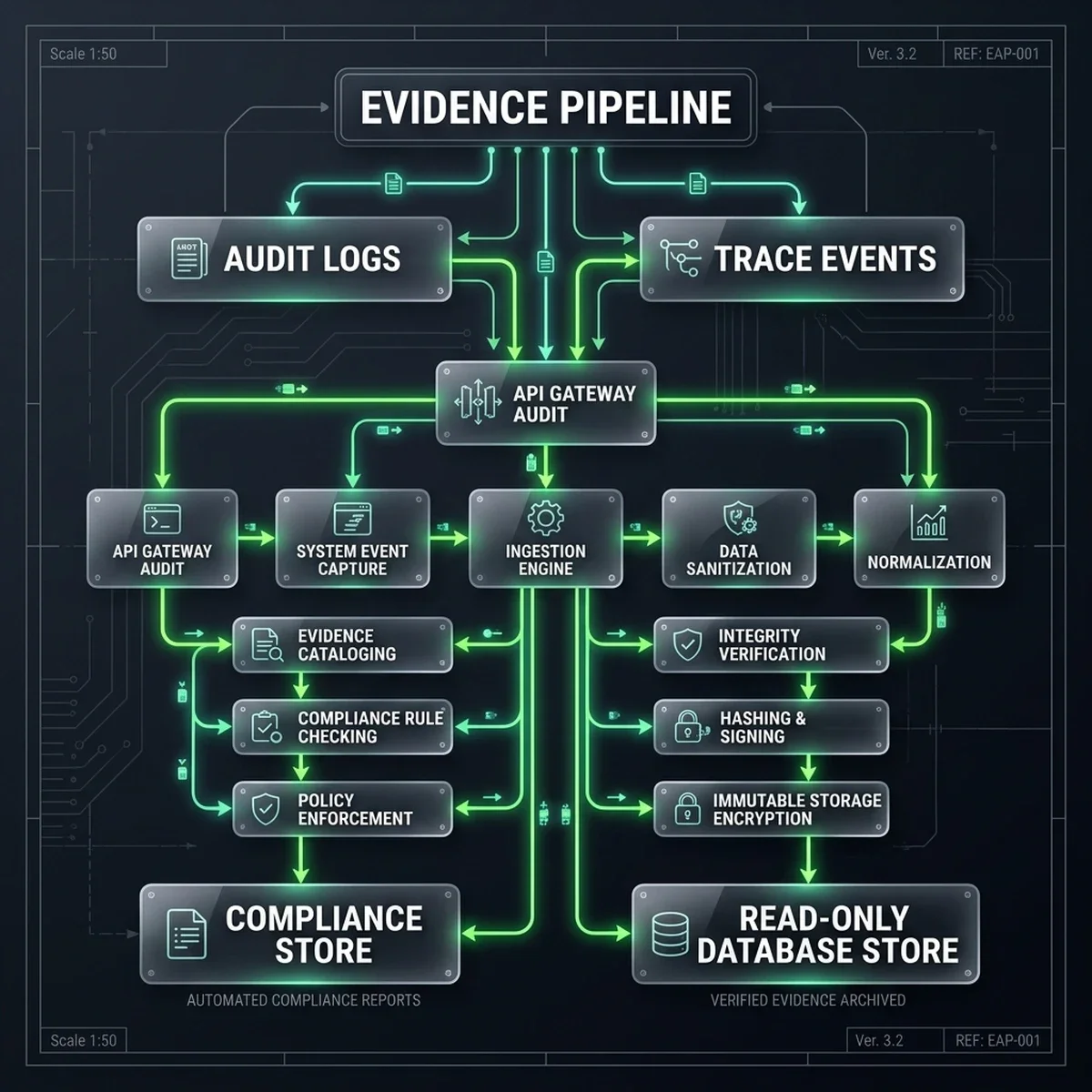 SOC 2 Evidence Pipeline Workflow