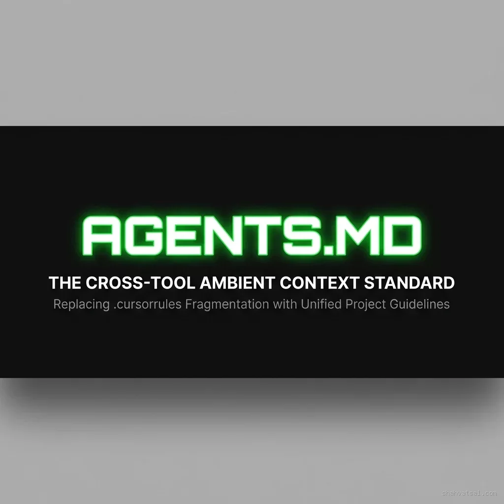 AGENTS.md Wins: Cross-Tool Instruction Standard Replaces .cursorrules Fragmentation