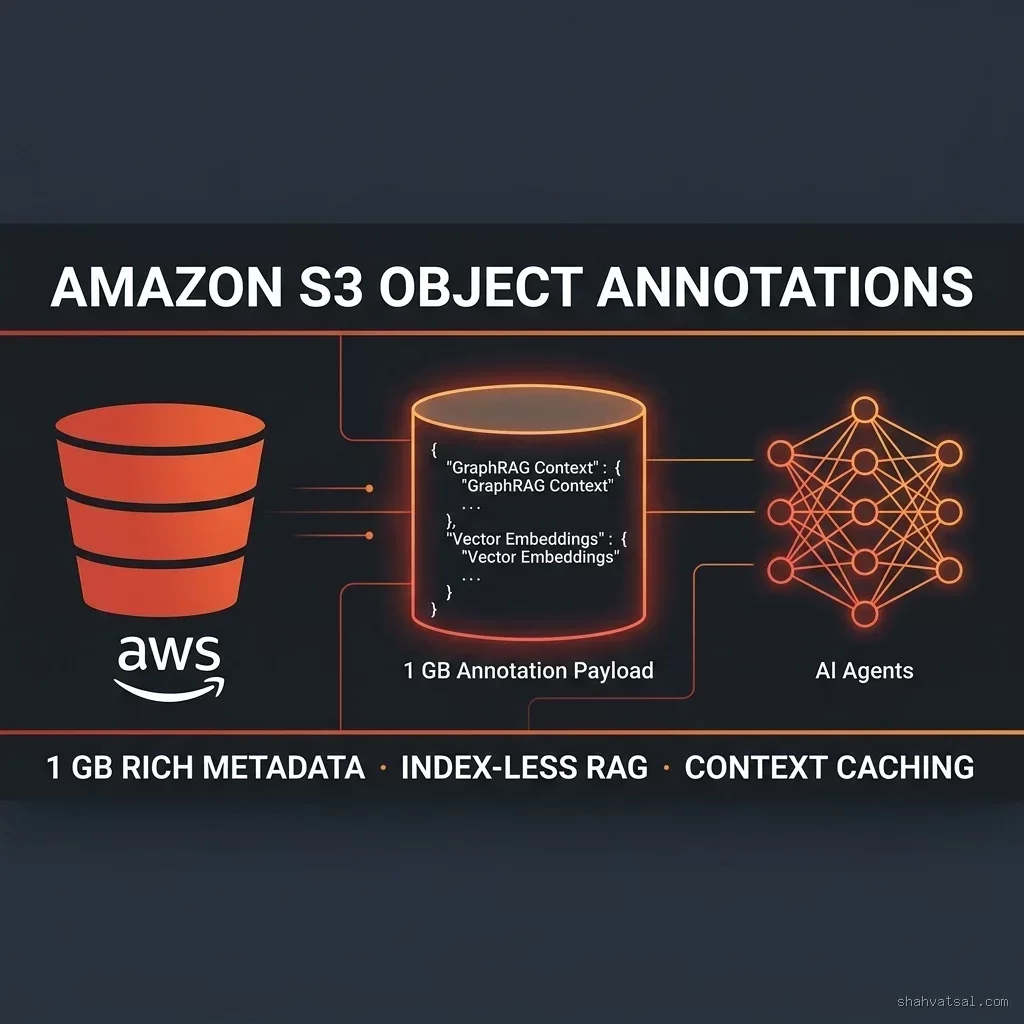 Amazon S3 Introduces Object Annotations: Attaching 1 GB Rich Metadata for AI Agents