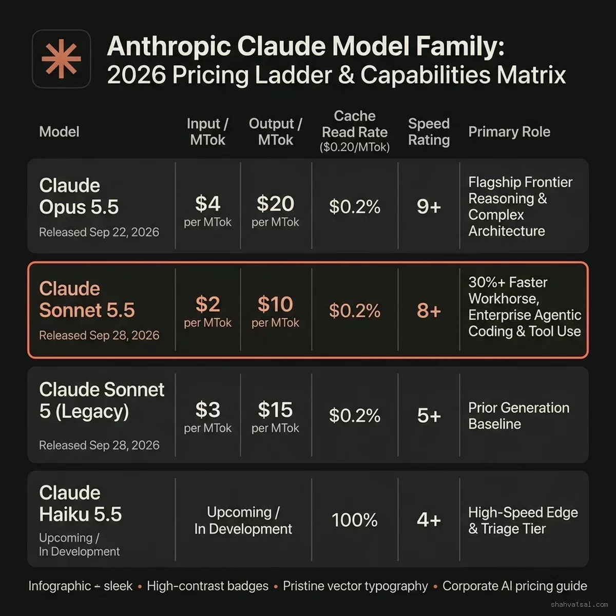 Anthropic Claude Model Family: 2026 Pricing Ladder & Capabilities Matrix