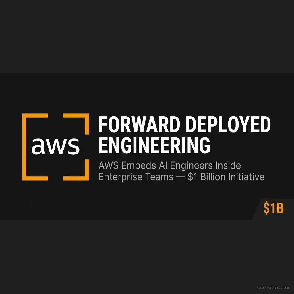 AWS Commits $1 Billion to Forward Deployed Engineering — 45-Day Agentic Ship Cycle