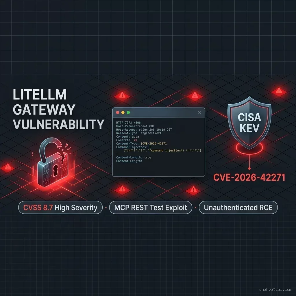 CISA Adds LiteLLM Gateway Command Injection (CVE-2026-42271) to KEV Catalog